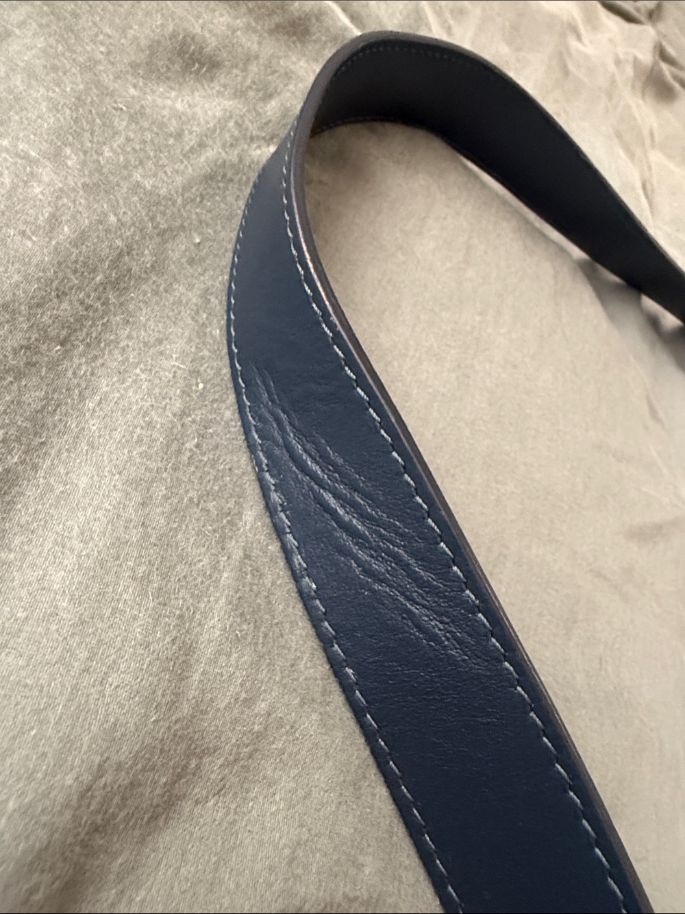 Louis Vuitton Blue Leather Crossbody Belt Bag - Picture 11 of 11